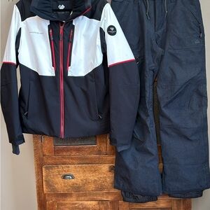 Men’s Obermeyer Ski Jacket with Quiksilver Ski pants - Small